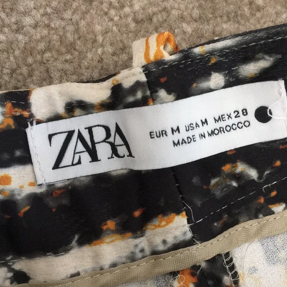 Zara | Abstract Wide Leg Pants - Picture 8 of 9